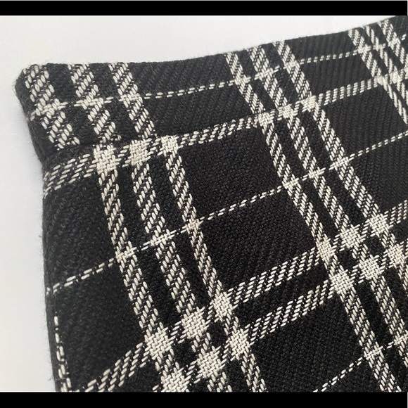 J Crew Factory black and white large check skirt - Picture 7 of 7